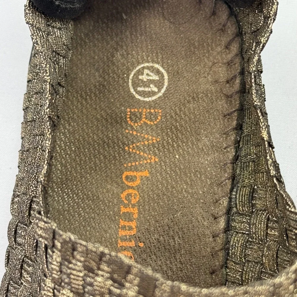Bernie Mev Mary Jane Shoes Womens 41 Bronze US‎ 10 Woven casual earthy